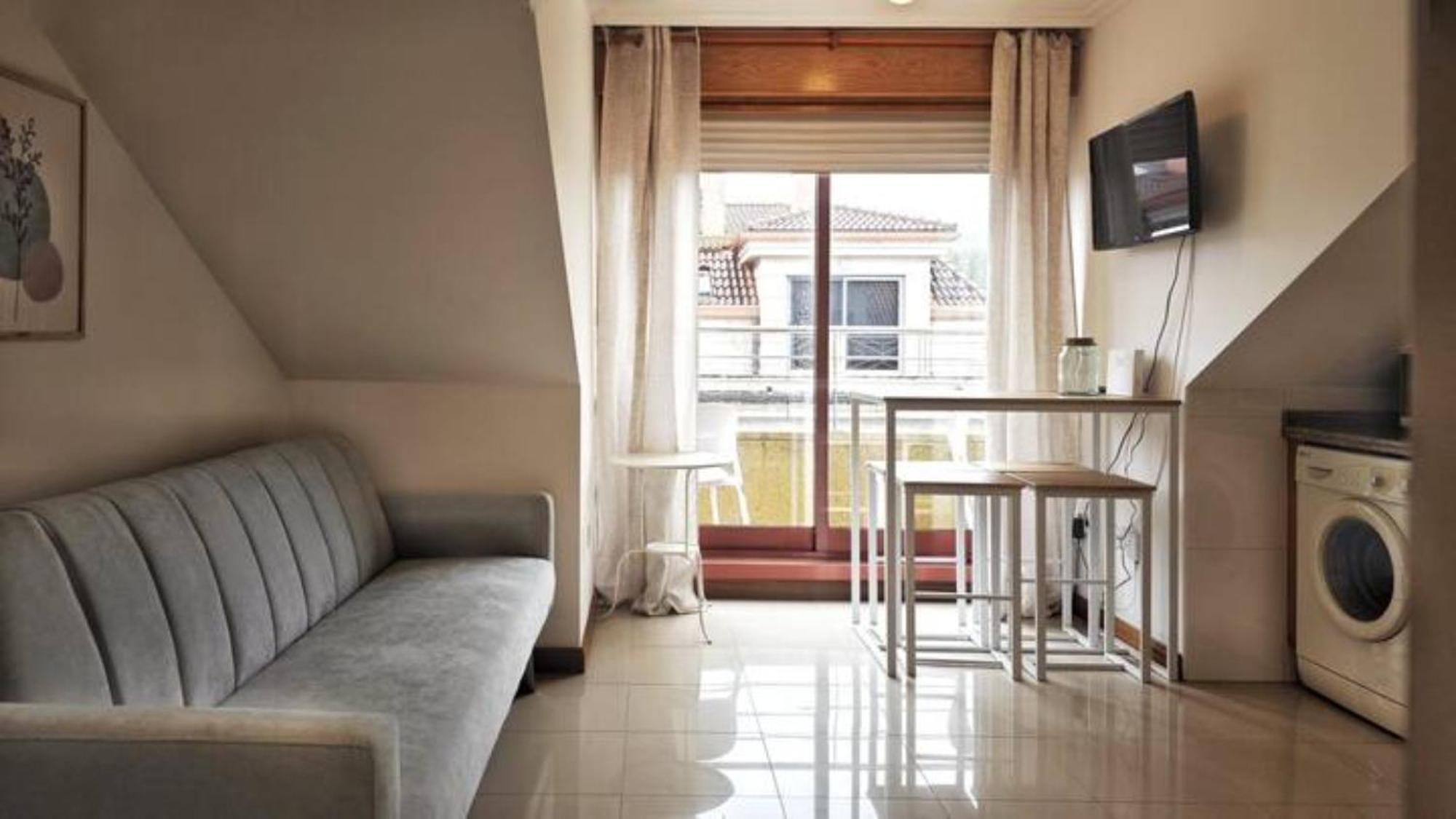 شقة Desconectaengalicia Atico Terraza Playa Panadeira سانكسينكسو المظهر الخارجي الصورة
